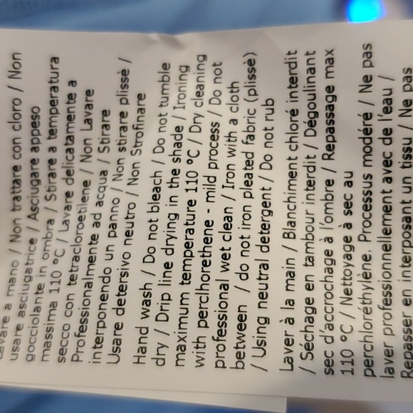 Max Mara Leisure Pleated Back Top In Blue Size M NWOT'S - Picture 11 of 11